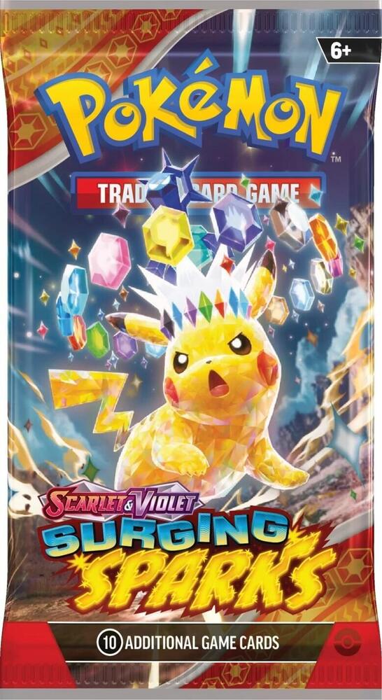 Pokemon Surging Sparks Booster Pack - New & Factory Sealed