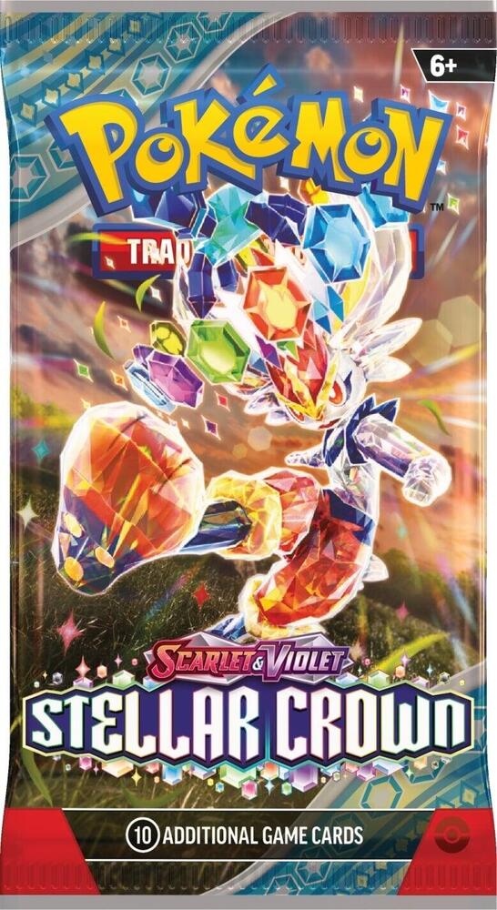 Pokemon Stellar Crown Booster Pack - New & Factory Sealed